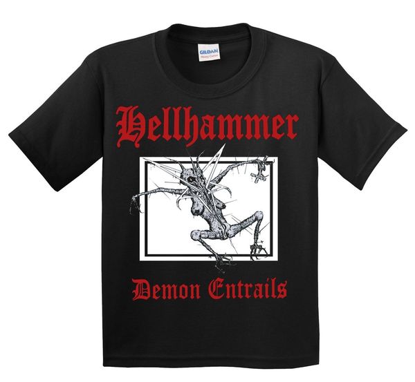 

hellhammer demon entrails death metal black mayhem blasphemy grave von design style new fashion short sleeve sport sweatshirt hoodie t shirt