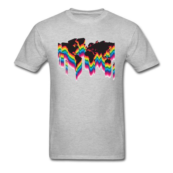 

sport colorful one world t-shirt 3d t shirt men grey tshirt world map print hip hop tee cotton fabric clothes for summer
