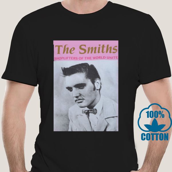 

0241d mens white t-shirt the smiths shoplifters elvis presley english morrissey s-5xl sport hooded sweatshirt hoodie