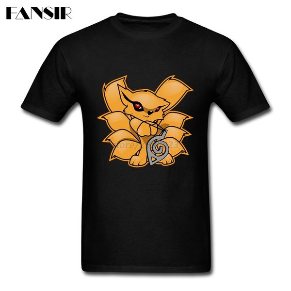 

casual cartoon nine tails saying t-shirt men white short sleeve custom men tee shirt camisetas big size sport hooded sweatshirt hoodie
