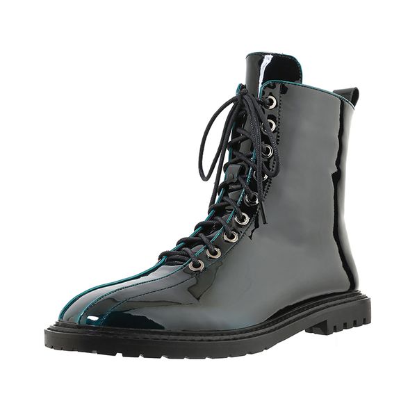 

large 2021 new 34-42 genuine boots low heels, toe foot women's shoes fdi1, Black