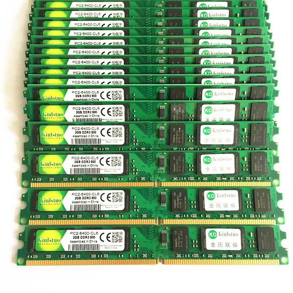 

kinlstuo ddr2 2gb ram 800mhz pc2-6400 240pin 1.8v cl6 deskmemory new rams ddr2 2gb wholesale price