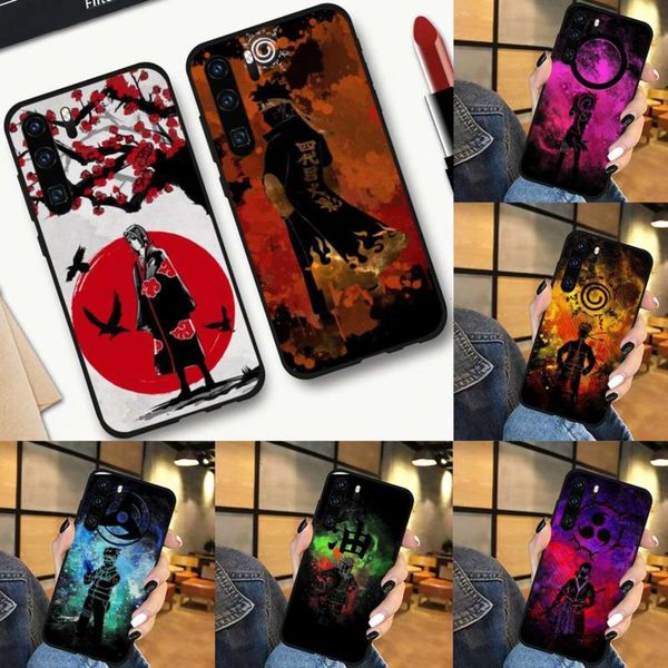 

naruto itachi kakashi akatsuki mobile phone case is suitable for huawei p9, p10, p20, p30 lite , 2019 plus and pro smart