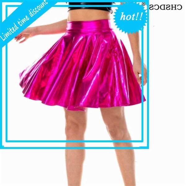 

chsdcsi new short mini smoking summer style shiny shallow women femme spandex a line high tail random smoke, Black