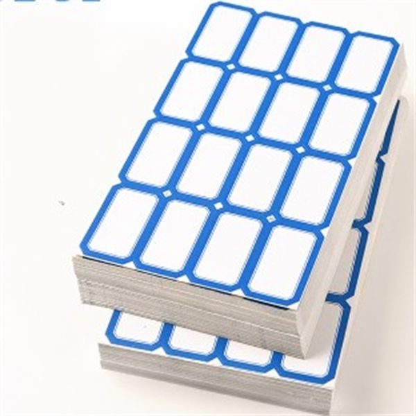 

50pcs/lot self adhesive label sticker paper supermarket price blank label direct print waterproof print supplies multi size styl 24 k2