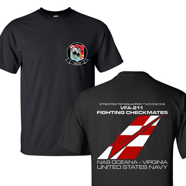 

2019 новых летняя мода tee shirt vfa211 checkmates squadron united states navy t-рубашка s-3 спорт толстовка с капюшоном толстовка