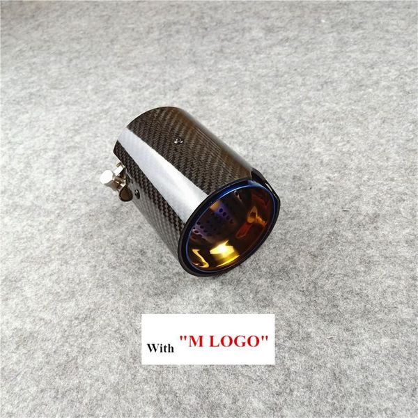 

real carbon + blue exhaust nozzles tails m performance exhaust pipes for ///m m1 m2 m3 m4 m5 m6 x3 x4 x5 x6 carbon tips1