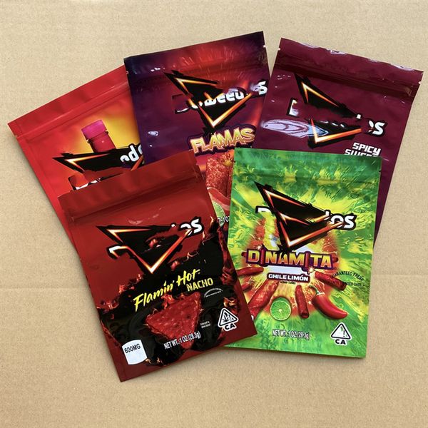 

resealable empty 600mg doweedos potato chips bags flamin nacho spicy sweet chili chip mylar bag packaging