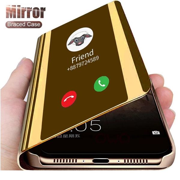 

smart mirror case for xiaomi redmi note 9 9s 8 7 6 5 pro 8t 4x 9a 9c wmtbei