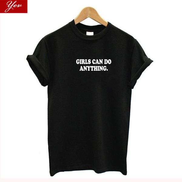 

girls can do anything cool letter printed clothes korean clothes vintage femme harajuku sport hooded sweatshirt hoodie men t shirt