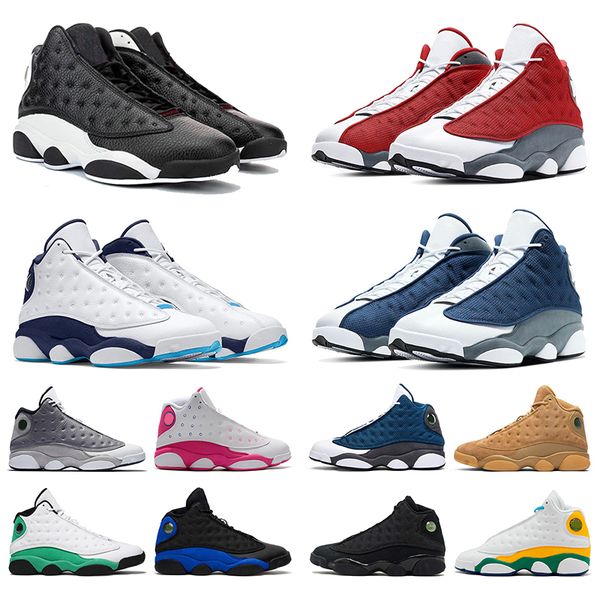 

fashion jumpman 13 13s basketball shoes men women playground grey phantom dirty bred red blue flint phantom designer sports sneakers 36-47, White;red