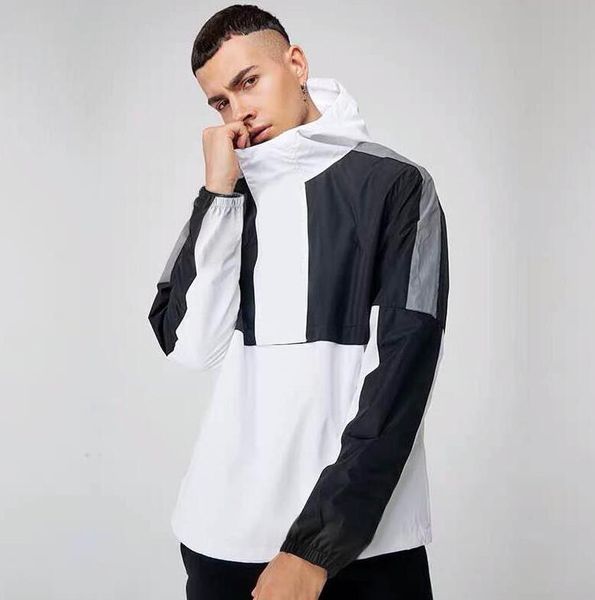 

mens design jacket coats with letters winter men windbreak hoodies casual jacket new fashion breathable coat size m-4xl, Black;brown