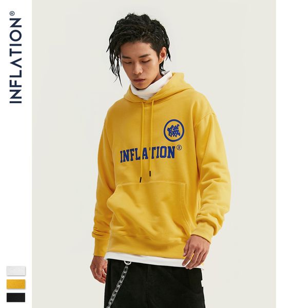 

inflation printing oversized hoodies men autumn winter fleece warm hoodie for men women chinese charater print hoodie 9676w c1011, Black