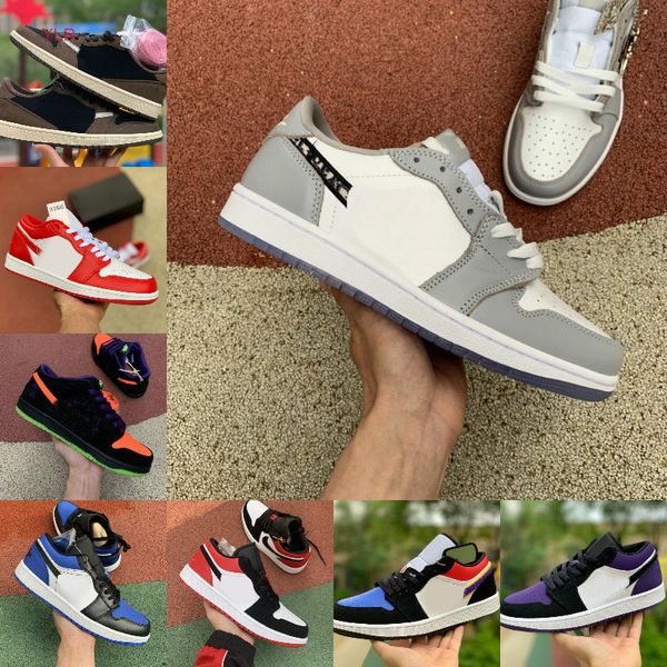 

new jumpman 1 mens basketball shoes low tropical light travis unc paris obsidian ember glow bred black toe retroes 1s women skateboard shoes
