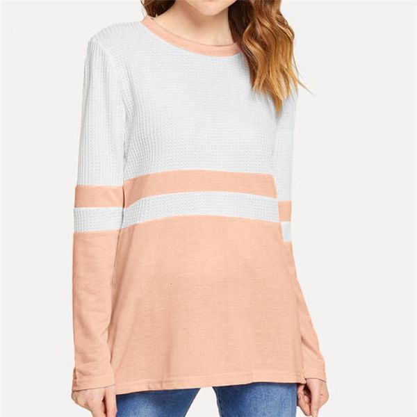 

sweaters for women women's winter fashion stitching long sleeve blouse thin sweater casual streetwear, White;black