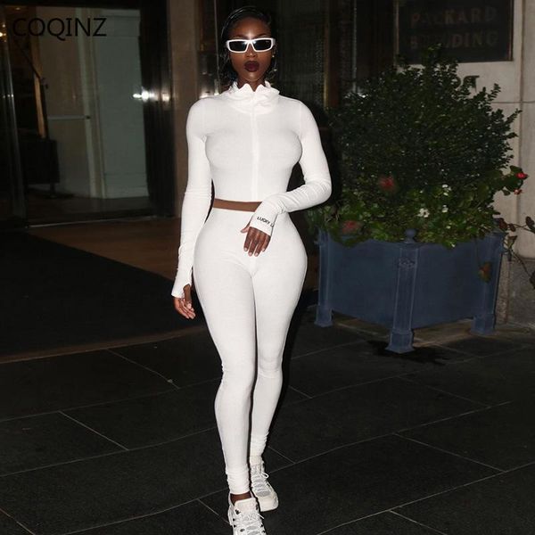 

women 2 piece set club outfits crop stacked leggings baddie two piece set sweatsuit conjunto sudadera mujer clothes 20373x, Gray