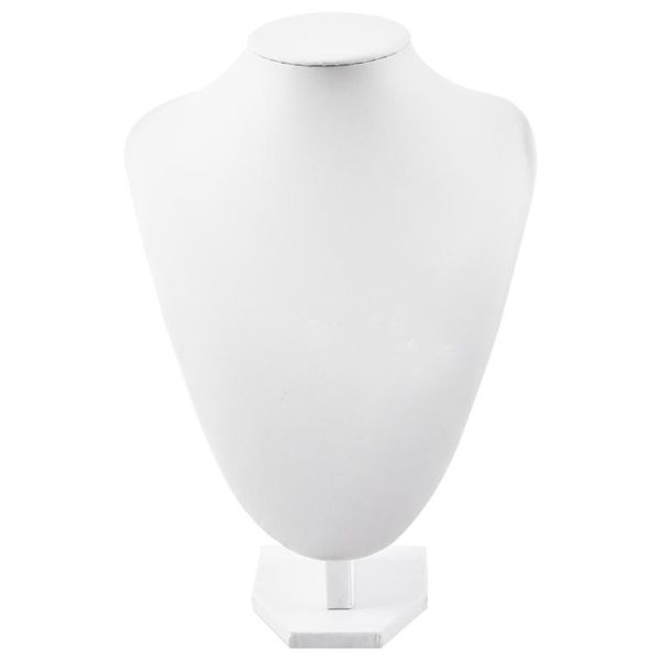 

bust display stand display holder necklace white 29x20cm, Pink;blue