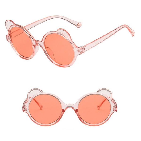 

kilig bear shaped ears children sunglasses 2020 new cartoon cute retro kid sunglasses baby boy girl trend, White;black