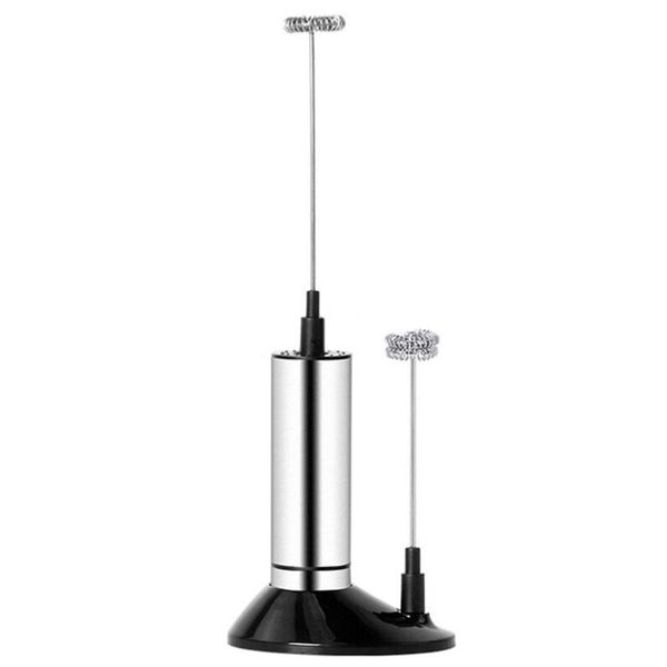 

electric milk frother whisk hand milk foamer kitchen mixer for coffee cappuccino egg beater drinks blender with stand