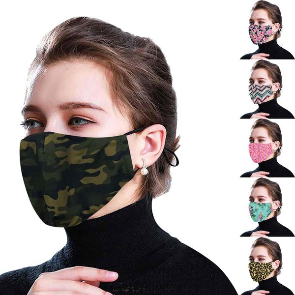 

face mask fashion headband bandana reusable funny face mask masque coton lavable adulte mascherine mondkapje print maske wmtdnv, Black