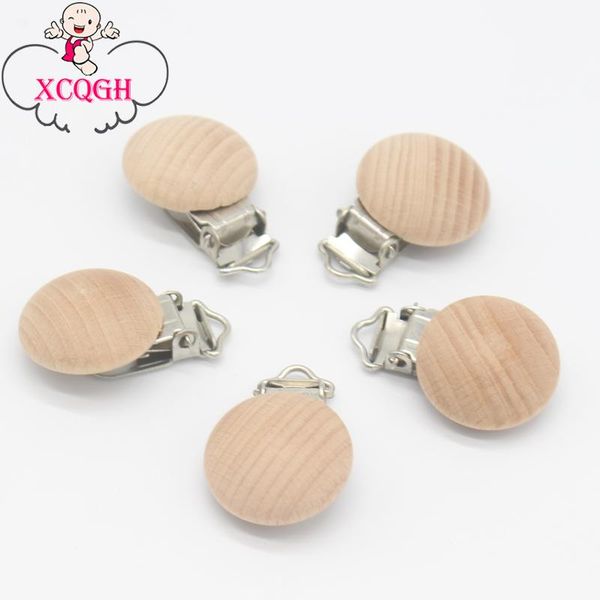 

wood pacifier beech non toxic unfinished 2 5pcs natural nipple diy holder xcqgh dummy chain clip clips qylifc mywjqq