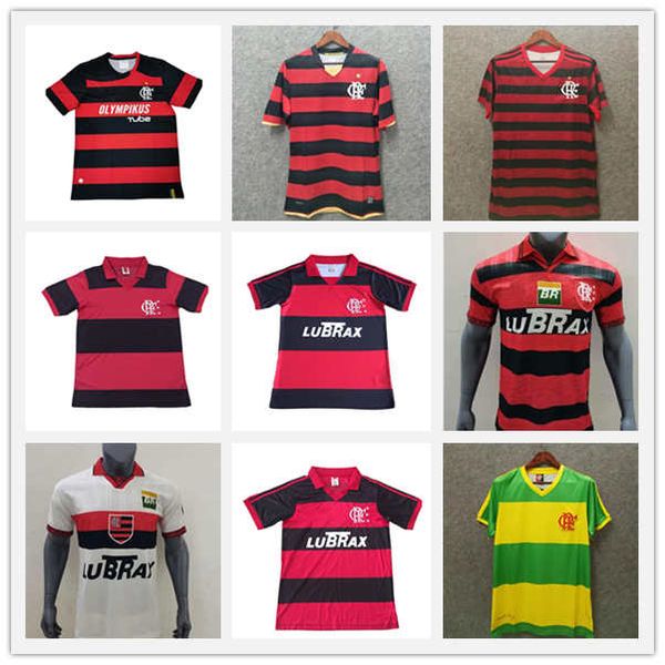 

2004 05 camisa flamengo retro home soccer jersey 2008 09 sambueza ibson kleberson obinna 1990 91 leonardo moura 1982 83 futebol shirt, Black;yellow