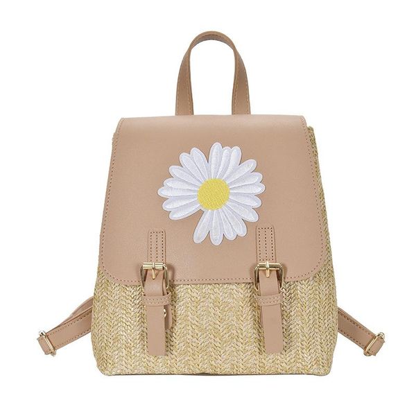 

qinranguio backpack women 2020 new fashion backpack female straw women large capacity school bags for teenage girls