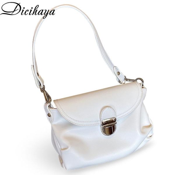 

dicihaya women pu one-shoulder armpit bag women 2020 new medieval messenger bag niche french fashion retro soft leather handbag