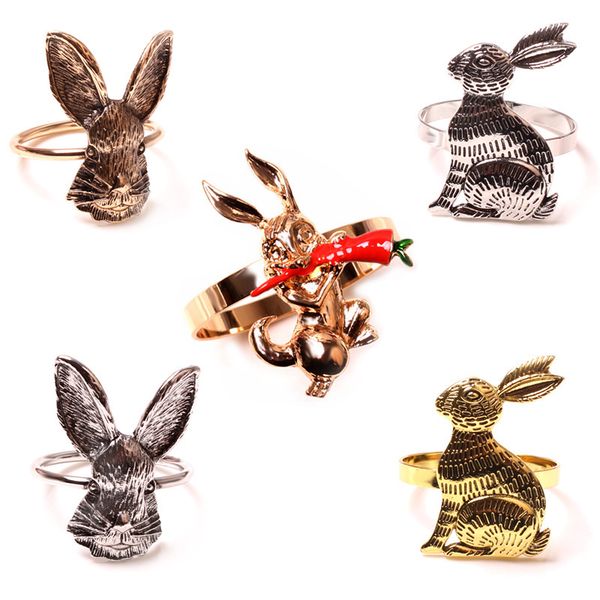 

easter rabbit custom napkin rings decorative napkin holders
