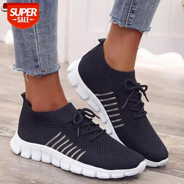 

2020 new women shoes flats fashion casual ladies shoes woman lace-up mesh breathable female sneakers zapatillas mujer feminino #os2s