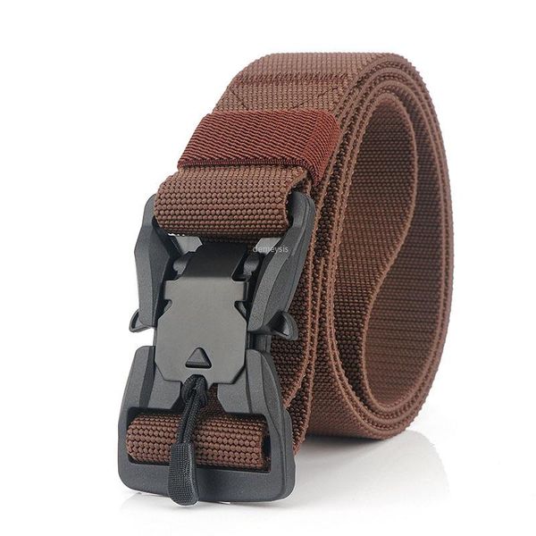 

tactical belt adjustable rifle accessories hunting paintball belts men women quick release combat army training belts, Black;gray
