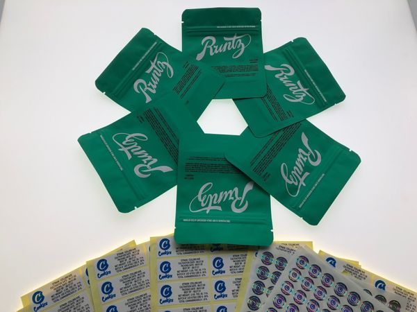 

сумки зеленый и майлар runtz наклейки упаковка этикетки 3.5g голограмма сумка matt california 3.5gram edibles майларовых местный sf назад yx