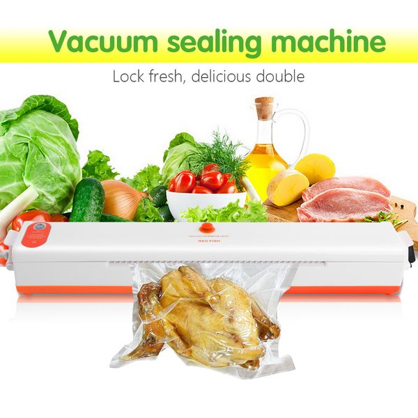 

ac 110v 220v household food vacuum seal meal fresh saver packaging machine air sealing vacuum packer for food storage ing