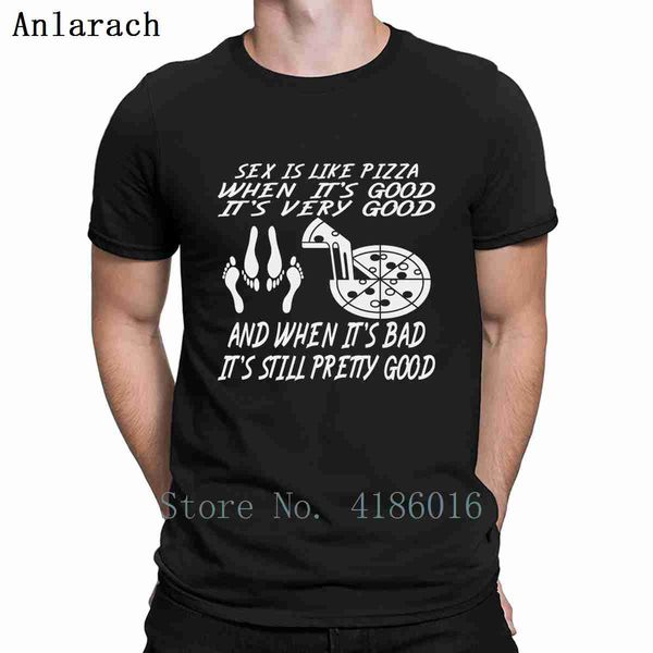 

is like pizza when its good its good when it kawaii design new fashion short sleeve round collar graphic sport sweatshirt hoodie t shirt