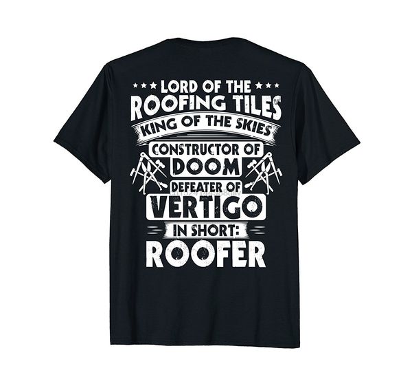 

кровельщик смешные мужчины summer casual t-shirt lord of tiles slater thatcher юмор спорта с капюшоном hoodie