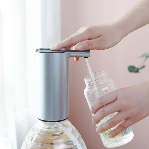 

water dispenser automatic electric pump button gallon bottle drinking switch for household pumping device one key outlet1
