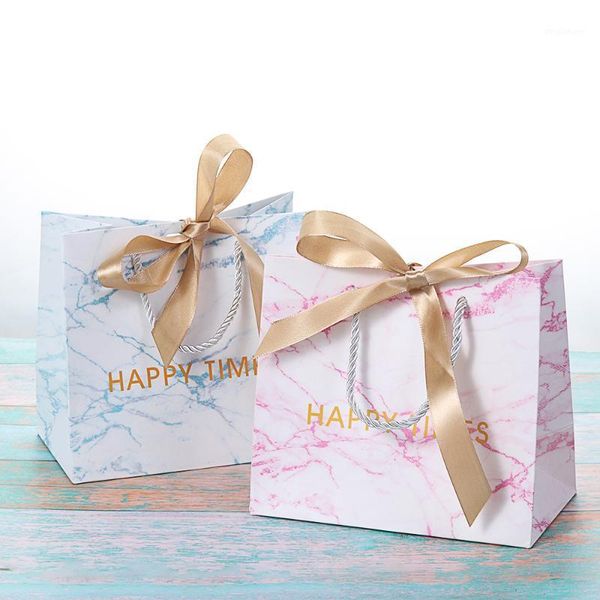 

1pc s/m/l marble gift bag box for party baby shower paper chocolate boxes package/wedding favours candy boxes party supplies1