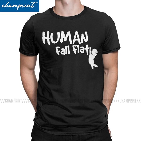 

hipster human fall flat logo t-shirts men round collar t shirt short sleeve tees 4xl 5xl 6xl clothes sport hooded sweatshirt hoodie