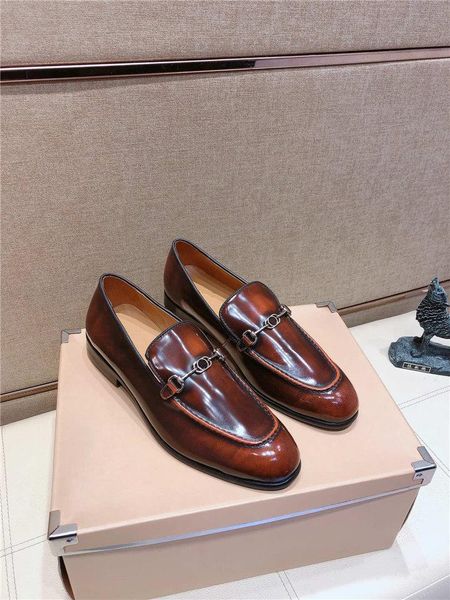 

c2 italian buckle genuine leather mens oxford dress shoes male party wedding office black brown brogue formal shoes 11