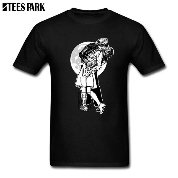 

printed t shirt sailor zombies lover прохладный футболки мужские crew neck коротким рукавом плюс размер человек удобный tee спорт толстовка