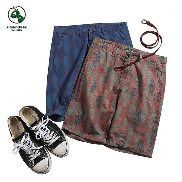 

shorts men 100% cotton casual men's shorts 2020 fashion summer 5colors field base1, White;black