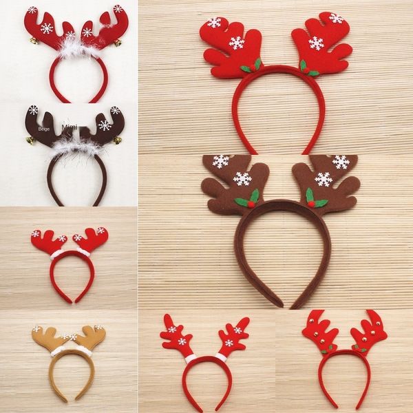 

ctpsx decorations up big accessories antler fluffy bell hairpin headband buttonhole accessories party headband bell dress deer vonot dress