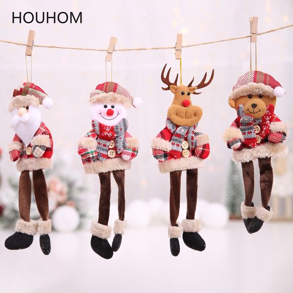 

year santa 2021 cute new claus/snowman/angel dolls noel christmas tree decoration for home xmas navidad 2020 kids gift