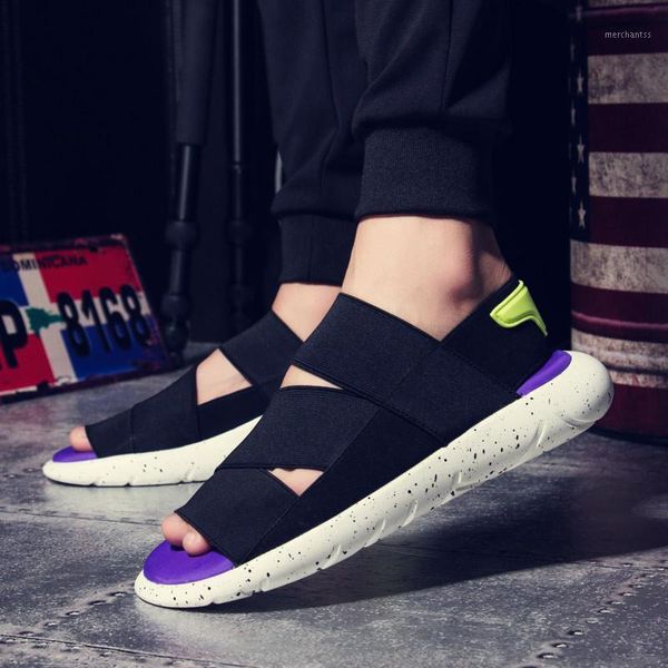 

sandals men new style sandals versatile casual anti-slip men shoes1, Black