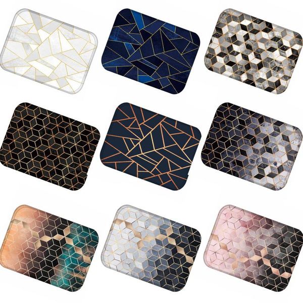 

carpets geometric ins entrance doormats anti-slip kitchen floor mat soft welcome doormat bedroom livingroom balcony area rugs 40x60cm
