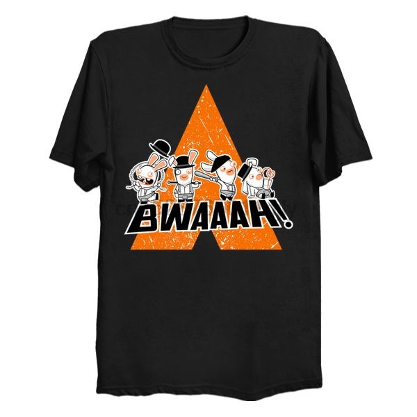 

men tshirt clockwork rabbids printed t-shirt tees sport hooded sweatshirt hoodie