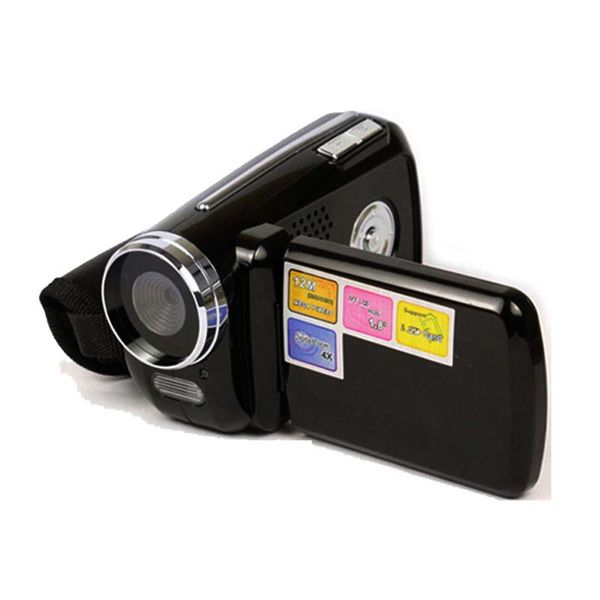 

new design mini dv 1.8 inch digital video camera 4 x digital zoom 12 mega pixel tft lcd camcorder with hand grip