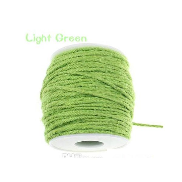 

100% colorful hemp rope 2mm thickness round decorate hand line rope arts and crafts thread clothes tags childr qylvnz sweet07