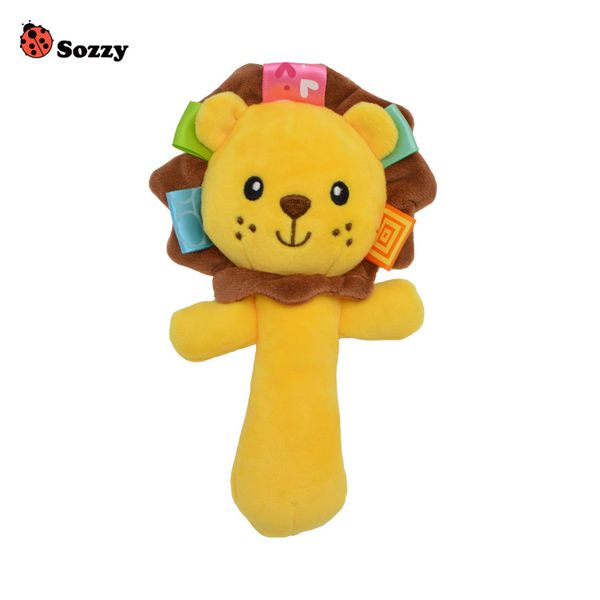 

kid toys animal doll hand bell toys plush dolls hand bells selling educational toys gift of the baby
