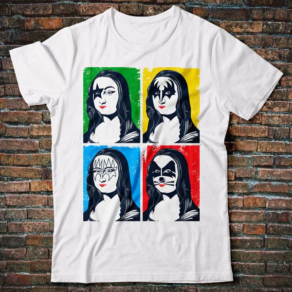 

funny cool t-shirt mona lisa mona kissa rock parody gift fashion slim fit men custom printed t shirts sport hooded sweatshirt hoodie